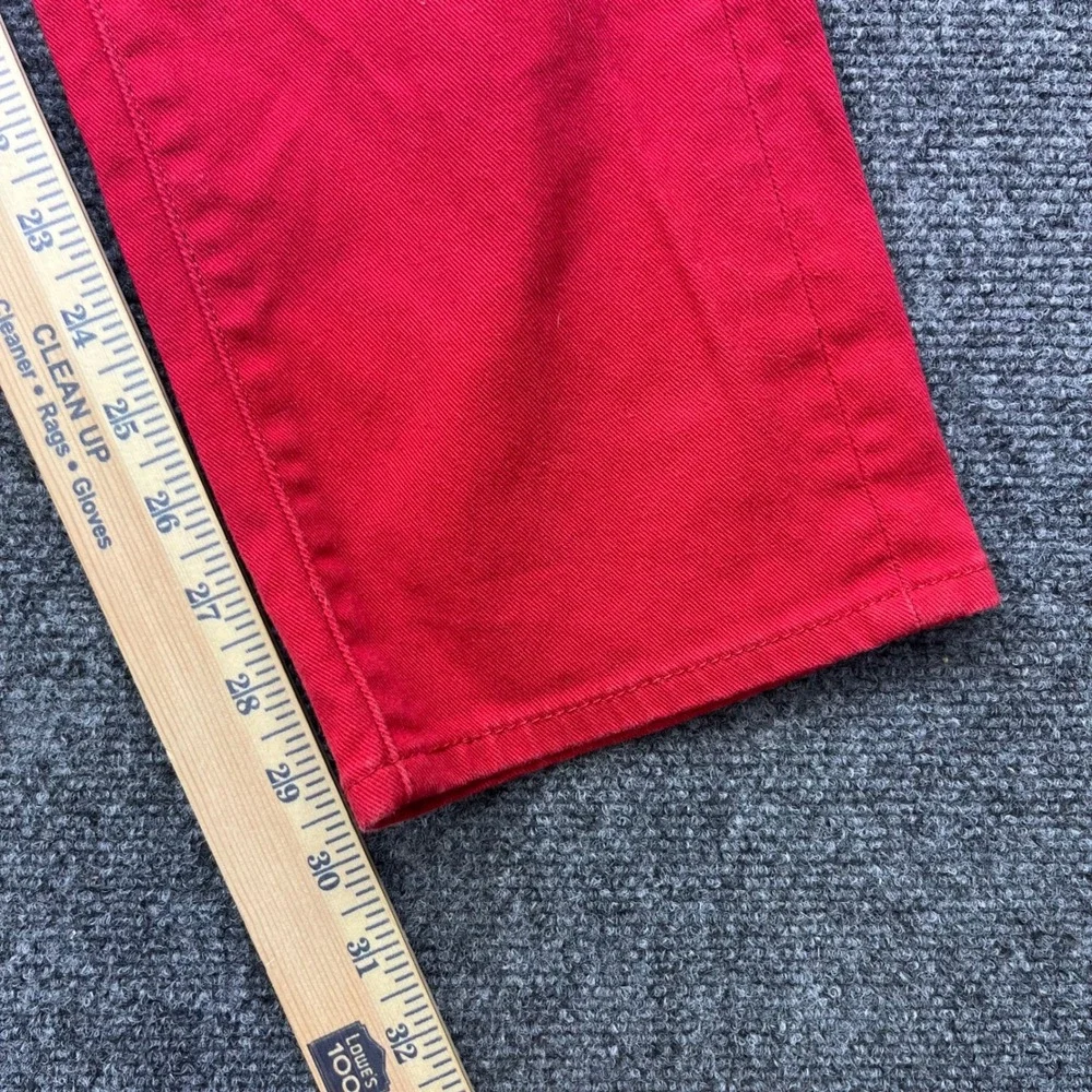 Levi's 511 Skinny Slim Fit Red Denim Jeans
